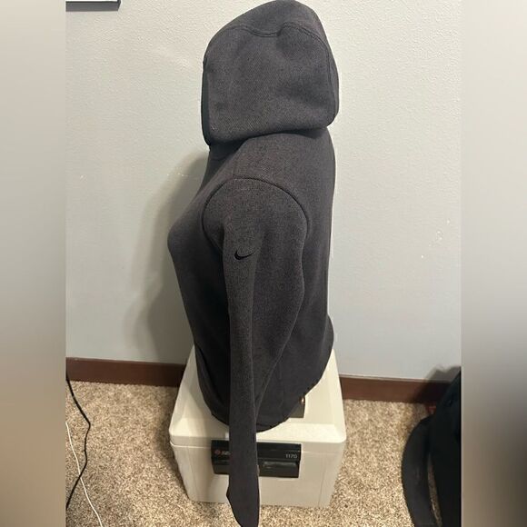 Nike Womens Medium Gray Thick Hoodie - Picture 2 of 5